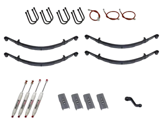 Rusty's Wrangler YJ kit balestre 6,5'' spring over axle
